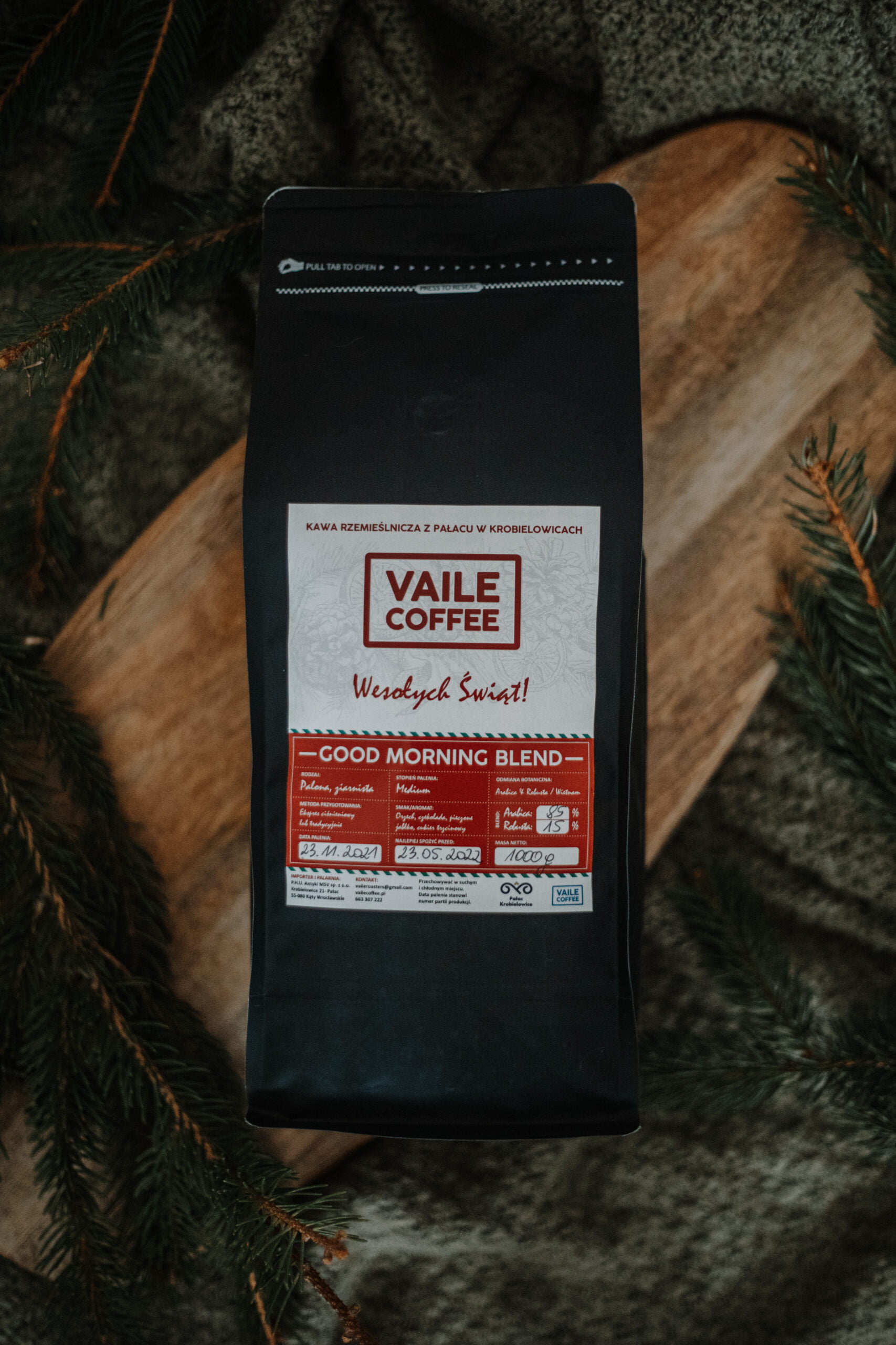 Kawa rzemieślnicza Good Morning Blend - Christmas Edition